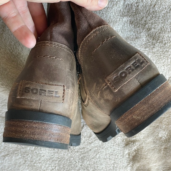 The Sorel Emelie Tall Boot Tobacco brown - Picture 9 of 16